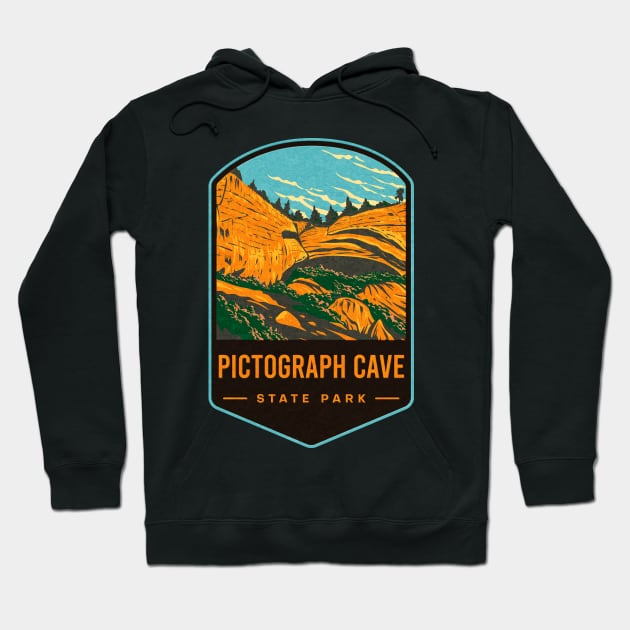 Pictograph Cave State Park Hoodie by JordanHolmes